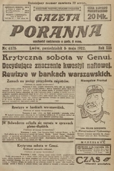 Gazeta Poranna. 1922, nr 6378