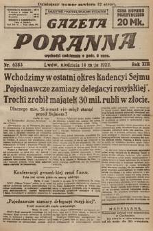 Gazeta Poranna. 1922, nr 6383