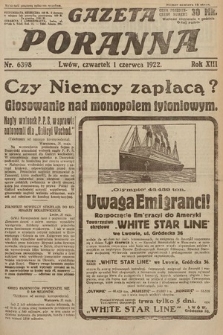 Gazeta Poranna. 1922, nr 6398