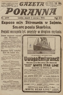 Gazeta Poranna. 1922, nr 6399