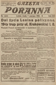 Gazeta Poranna. 1922, nr 6403