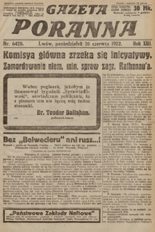 Gazeta Poranna. 1922, nr 6420