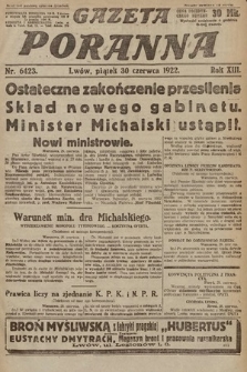 Gazeta Poranna. 1922, nr 6423