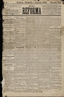 Nowa Reforma. 1893, nr 1