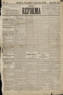 Nowa Reforma. 1893, nr 4