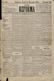 Nowa Reforma. 1893, nr 20