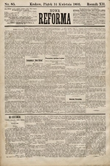 Nowa Reforma. 1893, nr 85
