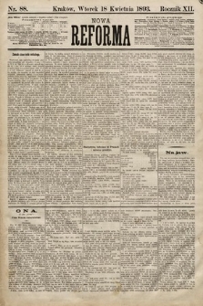 Nowa Reforma. 1893, nr 88