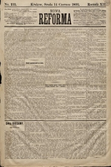 Nowa Reforma. 1893, nr 133