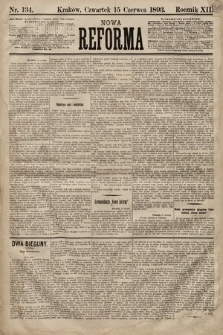 Nowa Reforma. 1893, nr 134