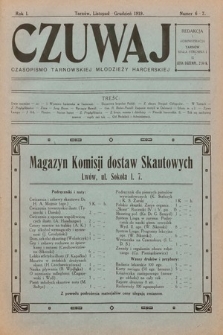 Czuwaj : czasopismo tarnowskiej młodzieży harcerskiej. 1919, nr 6-7