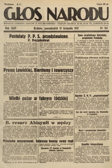Głos Narodu. 1937, nr 314