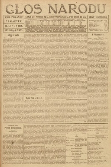 Głos Narodu (wydanie poranne). 1918, nr 150