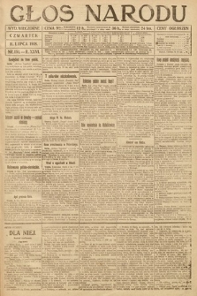 Głos Narodu (wydanie wieczorne). 1918, nr 151