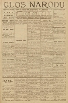 Głos Narodu (wydanie wieczorne). 1918, nr 155