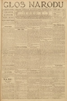 Głos Narodu (wydanie wieczorne). 1918, nr 157