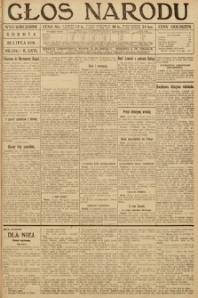 Głos Narodu (wydanie wieczorne). 1918, nr 159