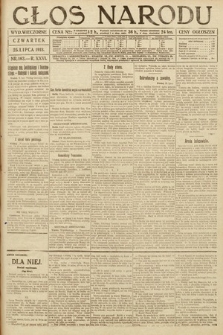 Głos Narodu (wydanie wieczorne). 1918, nr 163