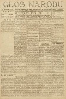 Głos Narodu (wydanie poranne). 1918, nr 166