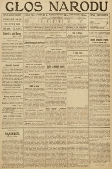Głos Narodu (wydanie wieczorne). 1918, nr 166