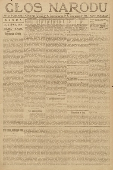 Głos Narodu (wydanie poranne). 1918, nr 167