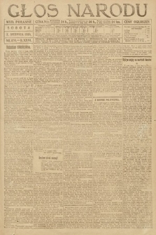 Głos Narodu (wydanie poranne). 1918, nr 170