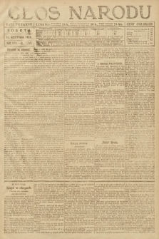 Głos Narodu (wydanie poranne). 1918, nr 176