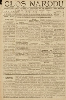 Głos Narodu (wydanie wieczorne). 1918, nr 181