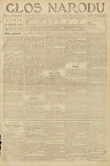 Głos Narodu (wydanie poranne). 1918, nr 183