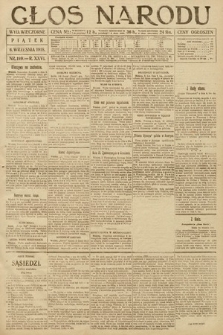 Głos Narodu (wydanie wieczorne). 1918, nr 199