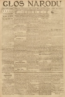 Głos Narodu (wydanie wieczorne). 1918, nr 203