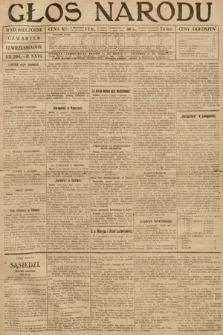 Głos Narodu (wydanie wieczorne). 1918, nr 204