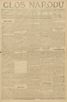 Głos Narodu (wydanie poranne). 1918, nr 206