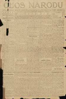 Głos Narodu (wydanie poranne). 1918, nr 208