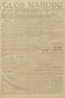 Głos Narodu (wydanie poranne). 1918, nr 210