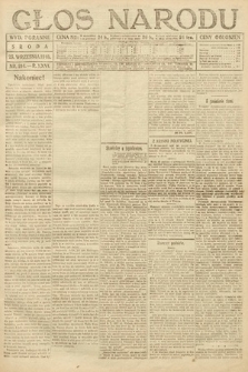 Głos Narodu (wydanie poranne). 1918, nr 214