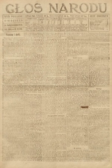 Głos Narodu (wydanie poranne). 1918, nr 218