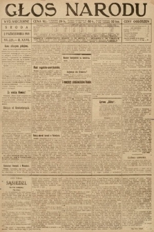 Głos Narodu (wydanie wieczorne). 1918, nr 221