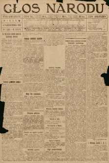 Głos Narodu (wydanie wieczorne). 1918, nr 223