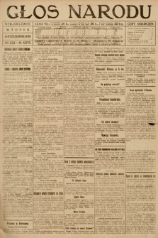 Głos Narodu (wydanie wieczorne). 1918, nr 232