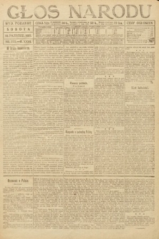 Głos Narodu (wydanie poranne). 1918, nr 235