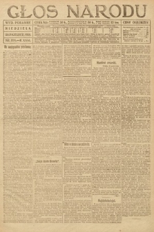 Głos Narodu (wydanie poranne). 1918, nr 236