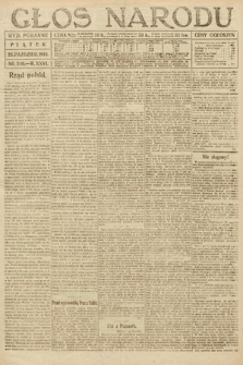Głos Narodu (wydanie poranne). 1918, nr 240