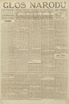 Głos Narodu (wydanie poranne). 1918, nr 246