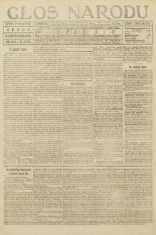 Głos Narodu (wydanie poranne). 1918, nr 249