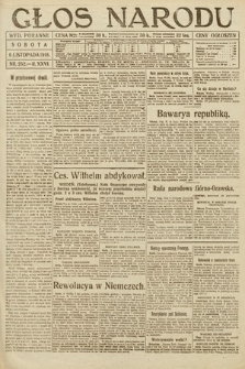 Głos Narodu (wydanie poranne). 1918, nr 252