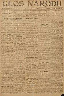 Głos Narodu (wydanie wieczorne). 1918, nr 256