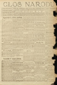 Głos Narodu (wydanie wieczorne). 1918, nr 260