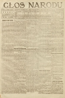 Głos Narodu (wydanie poranne). 1918, nr 261