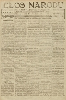 Głos Narodu (wydanie poranne). 1918, nr 267